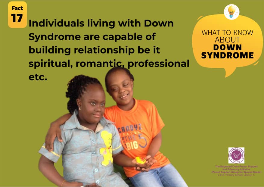 Daily fact, Day 17: What to Know About Down Syndrome