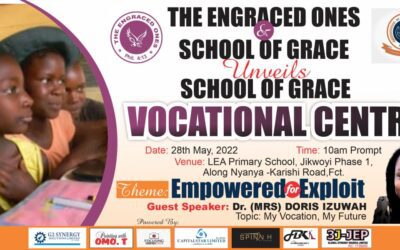 School of Grace and The Engraced Ones is Set to Unveil The School of Grace Vocational Centre